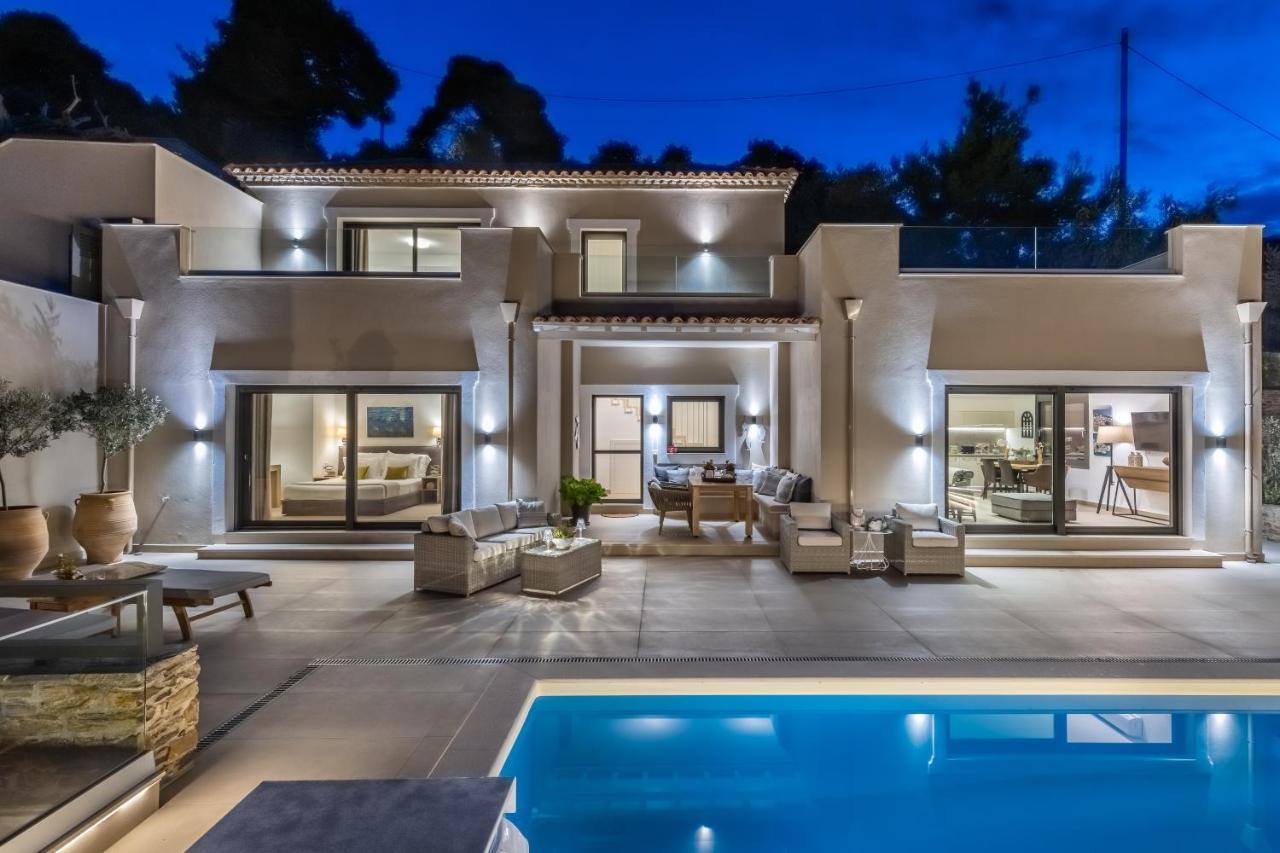 Villa Politimi Luxury Retreat สโกเปลอสทาวน์ ภายนอก รูปภาพ