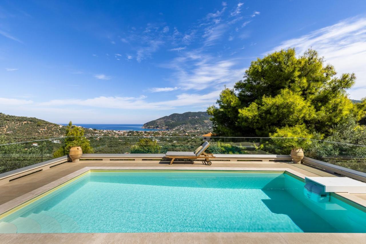 Villa Politimi Luxury Retreat สโกเปลอสทาวน์ ภายนอก รูปภาพ