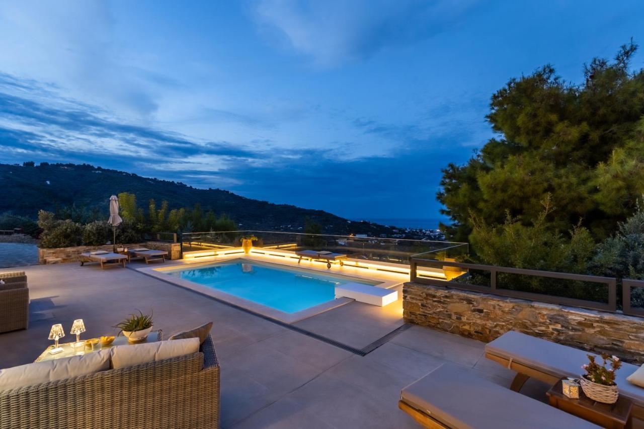 Villa Politimi Luxury Retreat สโกเปลอสทาวน์ ภายนอก รูปภาพ
