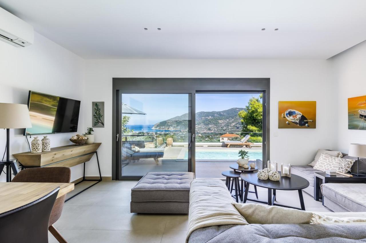 Villa Politimi Luxury Retreat สโกเปลอสทาวน์ ภายนอก รูปภาพ