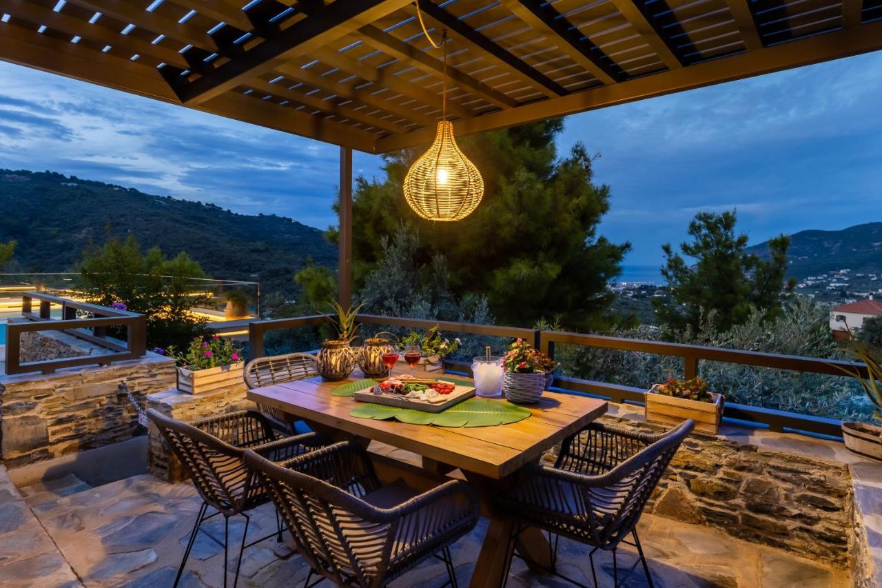 Villa Politimi Luxury Retreat สโกเปลอสทาวน์ ภายนอก รูปภาพ
