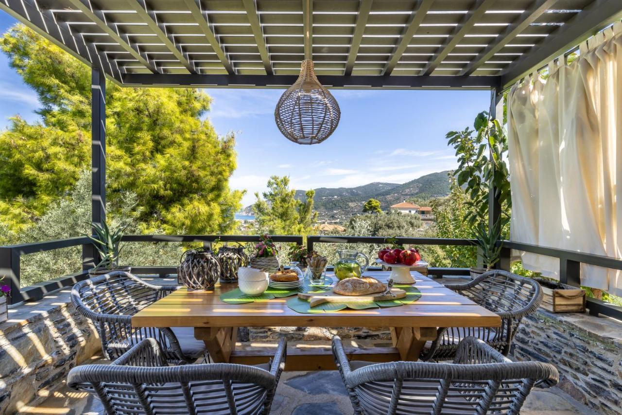 Villa Politimi Luxury Retreat สโกเปลอสทาวน์ ภายนอก รูปภาพ