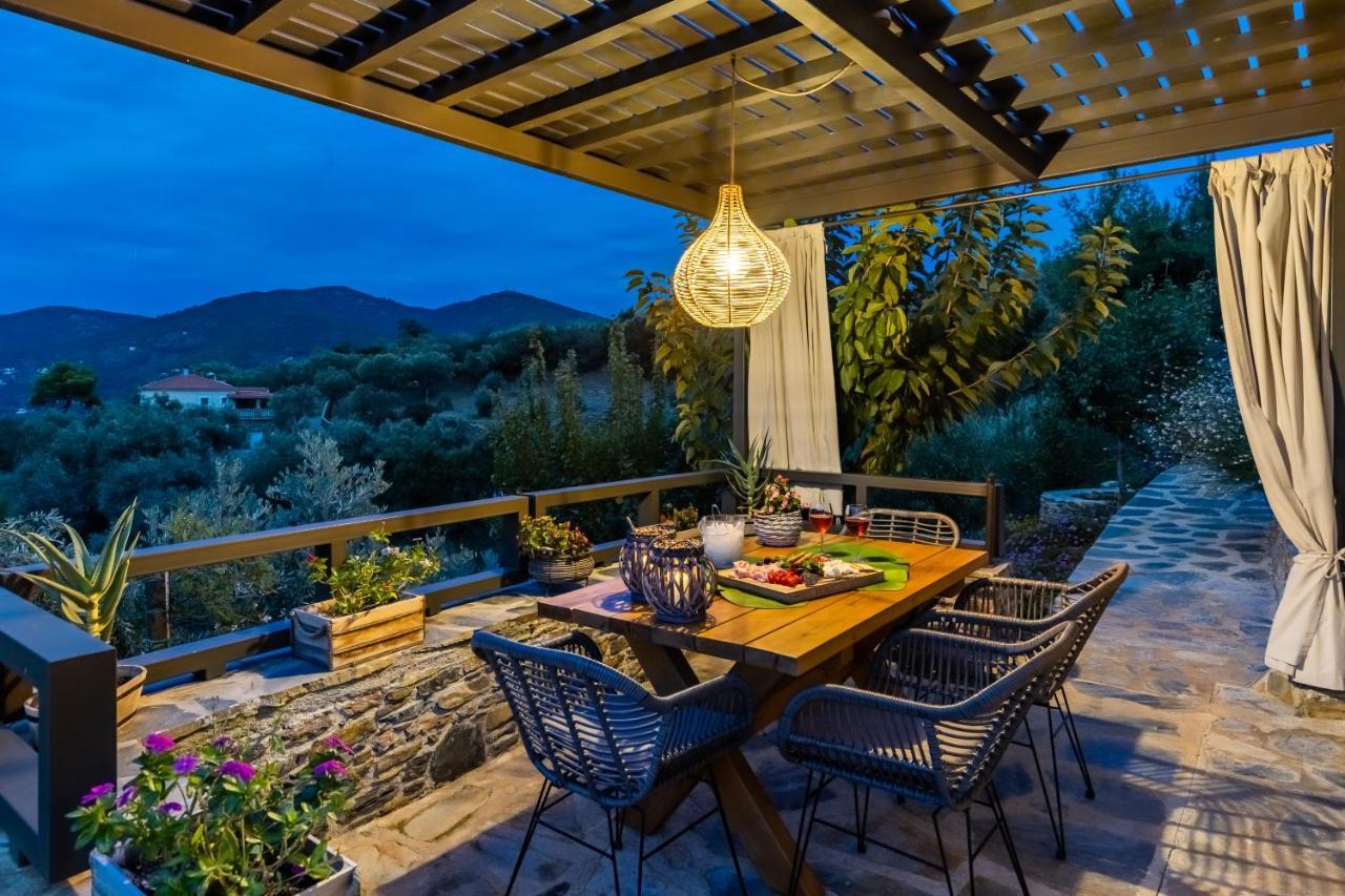 Villa Politimi Luxury Retreat สโกเปลอสทาวน์ ภายนอก รูปภาพ